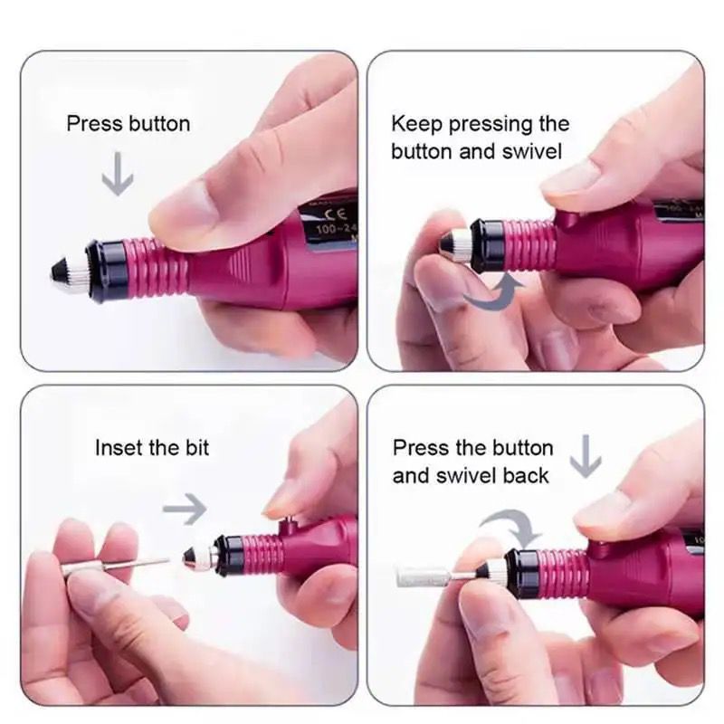 Miniatura 2 de Kit Pulidor De Uñas Eléctrico Removedor